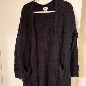 long black cardigan